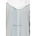 Front-open embroidery abaya - Sea Green Front-open embroidery abaya - Sea Green